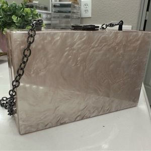 NWT Purse Acrylic Clutch